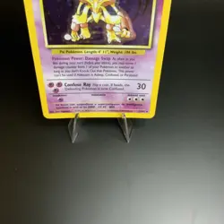 Alakazam Base Set 1/102 Holo Rare Vintage Pokemon Card LP 1999 WOTC - Image 4