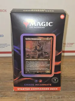 New & Sealed! Commander Starter Deck (Chaos Incarnate) Magic: the Gathering MTG - Image 1