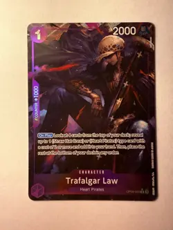 OnePiece TCG Trafalgar Law OP09-069 SR Alternative Art Emperors in the New World - Image 1