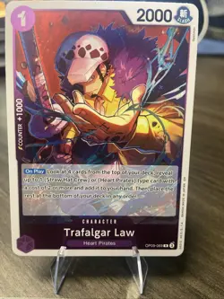 Trafalgar Law OP09-069 R One Piece CCG OP09: Emperors in the New World NM - Image 1