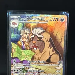 Arven's Mabosstiff EX #235/182 Sv10: Destined Rivals SAR Pokemon TCG - Image 2
