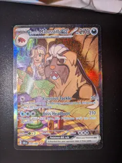 Pokemon TCG Arvens Mabosstiff EX Card 235/182 Sir Destined Rivals - Image 2