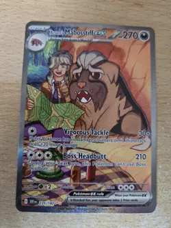 Arvens Mabosstiff EX 235/182 - SIR - Pokemon TCG Destined Rivals NM - Image 1