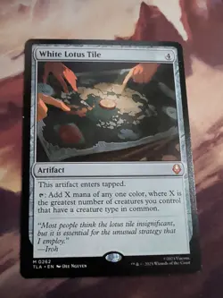 MTG White Lotus Tile Normal NM Avatar: The Last Airbender Magic 262 - Image 1