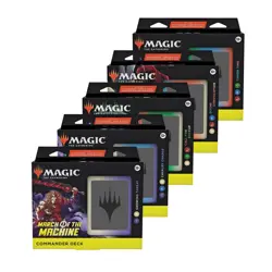 Magic the Gathering March of the Machine Commander Deck - Set of 5 English Facto - Image 1