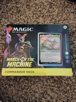 Magic the Gathering MtG TCG March of the Machine Cavalry Charge Commander Deck - Image 1