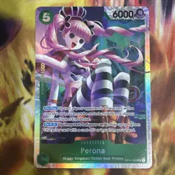 One Piece Perona OP14-033 Super Rare (SR) The Azure Sea's Seven - Image 1