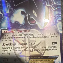 Lugia EX Plasma Storm 102/113 Ultra Rare Full Art Holo Pokemon Card - Image 4