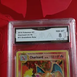 PSA 8 NM- MINT Charizard XY Evolutions 11/108 HOLO RARE Pokemon Card - Image 2