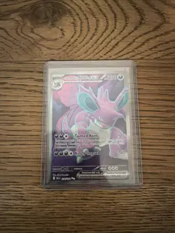 Pokemon TCG Team Rockets Nidoking EX 216/182 Destined Rivals Ultra Rare NM Card - Image 1