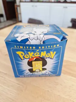 1999 Pokemon Burger King Promo - 23k Gold Card - Mewtwo (Blue Box) - Image 1