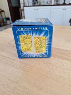 1999 Pokemon Burger King Promo - 23k Gold Card - Mewtwo (Blue Box) - Image 3