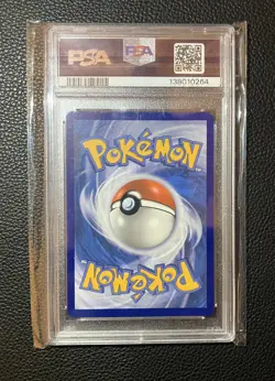 Pokemon TCG Destined Rivals Team Rockets Meowth Card 203/182 PSA 9 - Image 2