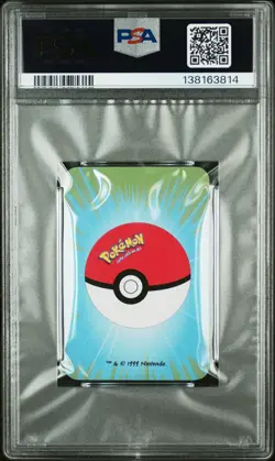 1999 BICYCLE POKEMON MINI PLAYING CARDS GREEN DECK 3 OF HEARTS SQUIRTLE PSA 10 - Image 2