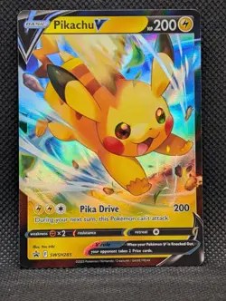 Pikachu V SWSH285 SWSH: Sword & Shield Promo Cards Holo- LP - Image 1