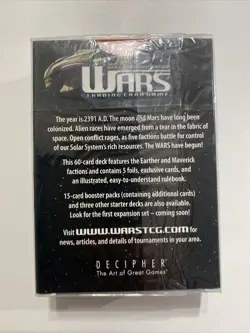 2004 Wars TCG Incursion Alliance Starter Deck CCG Decipher New! - Image 2