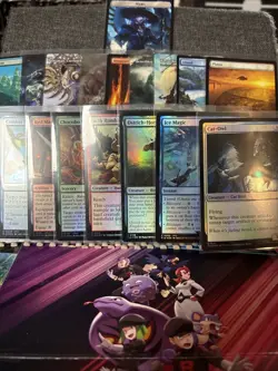 Magic The Gathering 18 Card Lot Foils Full Art Avatar Final Fantasy - Image 1