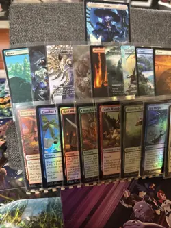 Magic The Gathering 18 Card Lot Foils Full Art Avatar Final Fantasy - Image 2