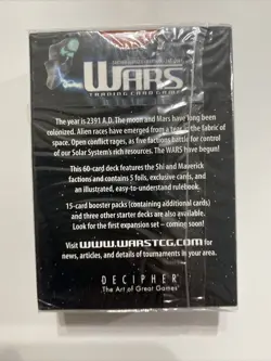 2004 Wars TCG Incursion Suppression Starter Deck CCG Decipher New! 45748103798 - Image 2