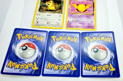 NM Vintage Pokemon Cards (5) - Team Rocket Set WOTC 2000 - Machop, Dark Raticate - Image 3