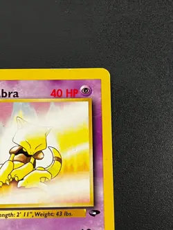 Sabrina's Abra 93/132 - Gym Challenge 1st Edition Vintage Pokemon TCG Card LP - Image 4