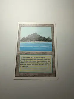 MTG Tropical Island Revised Dual Land - Light Play LP - Magic the Gathering - Image 1
