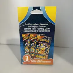 Pokemon TCG Surging Sparks 3 Booster Pack Box SEALED IN HAND ⚡ - Image 5