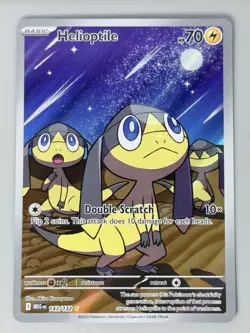 Helioptile 143/132 Illustration Rare Me01: Mega Evolution Pokemon Card TCG - Image 1