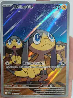 Helioptile 143/132 Illustration Rare Holo NM Mega Evolutions Pokemon TCG - Image 1