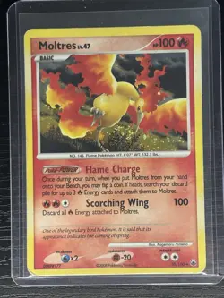 Pokemon TCG Motlres Holo Rare Majestic Dawn #10/100 2008 LP Swirl 🌀 - Image 1