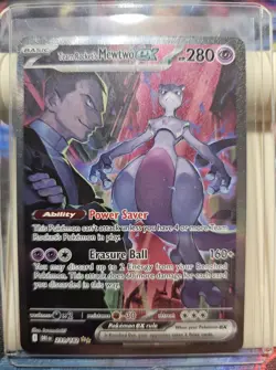 Pokemon TCG Team Rocket's Mewtwo EX Destined Rivals Card 231/182 - Image 1