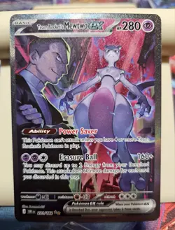 Pokemon TCG Team Rocket's Mewtwo EX Destined Rivals Card 231/182 - Image 2