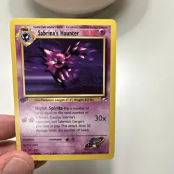 Pokemon Card - Sabrina's Haunter Gym Heroes 58/132 Uncommon 1st Edition - Image 1