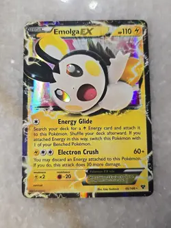 Emolga EX 46/146 Ultra Rare XY Base Set Pokemon TCG - Image 1