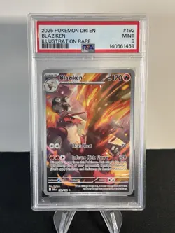 Pokemon Blaziken 192/182 IR - Destined Rivals - Scarlet & Violet - PSA 9 Mint - Image 1