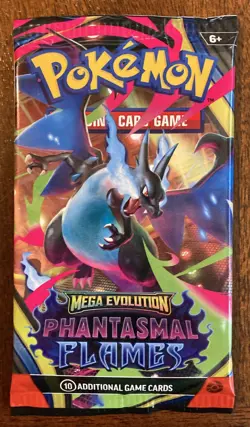 Pokemon Cards - Mega Evolution Phantasmal Flames - BOOSTER PACKS X4 Lot - Sealed - Image 5