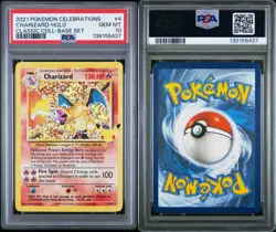 2021 Pokemon Celebrations Charizard-Holo Classic Coll. #4 GEM MT PSA 10 Base Set - Image 3