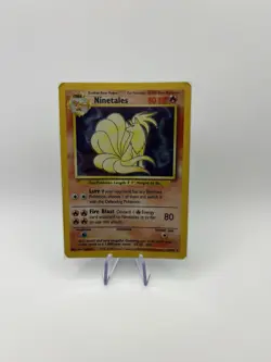 Ninetales Holo WOTC Pokemon Card 12/102 Base Set Rare, Vintage 1999 MP - Image 1