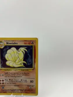Ninetales Holo WOTC Pokemon Card 12/102 Base Set Rare, Vintage 1999 MP - Image 2