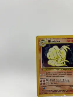 Ninetales Holo WOTC Pokemon Card 12/102 Base Set Rare, Vintage 1999 MP - Image 3