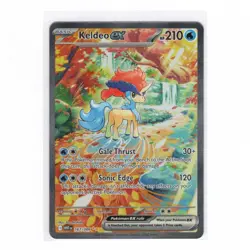 Keldeo ex Pokemon Scarlet & Violet White Flare Holofoil 167/086 - Image 1