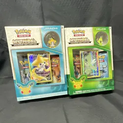 Pokemon TCG Mythical Pokemon Collection Jirachi & Celebi 2 Sealed Promo Boxes - Image 1