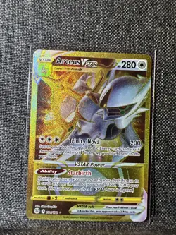 Pokemon TCG Arceus VSTAR Holo Ultra Rare 184/172 Brilliant Stars Pack Fresh - Image 2