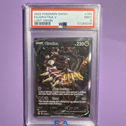 Pokemon Giratina V Lost Origin Full Alt Art #186 PSA 9 Mint 186/196 - Image 1