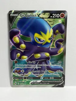 Grapploct V Full Art 072/073 Champions Path Pokemon Card - NM - Image 3