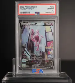 Mewtwo #72 pokemon go psa 10 - Image 1