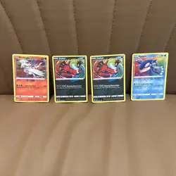Pokemon Amazing Rare Lot of 4 Yveltal(2), Kyogre, Reshiram Shining Fates - Image 1