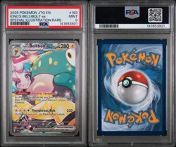 2025 POKEMON JTG EN-JOURNEY TOGETHER #183 IONO'S BELLIBOLT EX PSA 9 - Image 3
