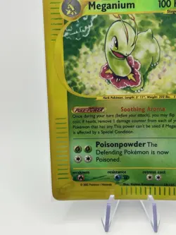 Meganium 18/165 Reverse Holo Rare Expedition Base Pokemon TCG - Image 2