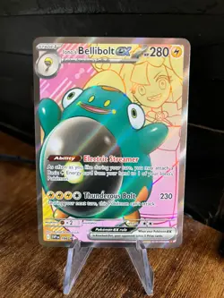 Pokemon TCG Ionos Bellibolt EX SVP 194 Journey Together Black Star Promo - Image 1